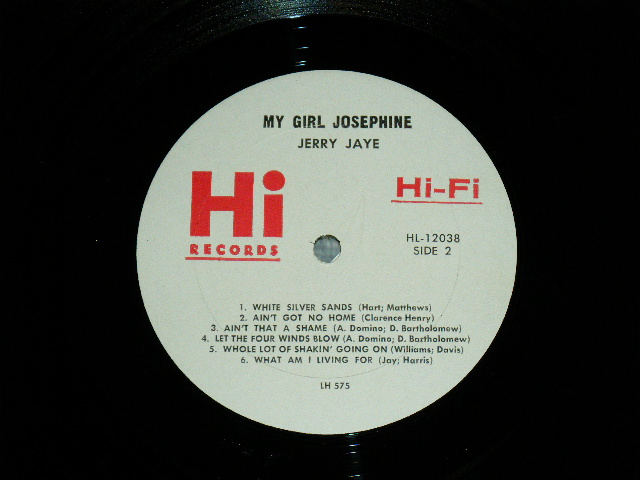 画像: JERRY JAYE - MY GIRL JOSEPHINE  / 1967 US ORIGINAL Promo  MONO LP