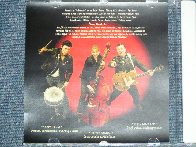 画像: BETTY AND THE BOPS - HOT WHEELS ON THE TRAIL/ 2002 FRANCE ORIGINAL Brand New CD  