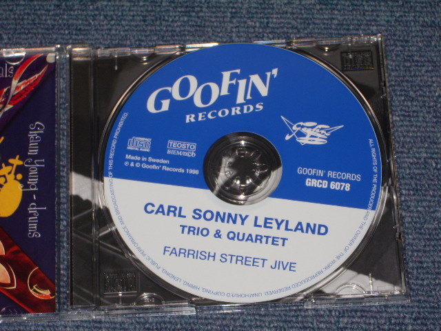 画像: CARL SONNY LEYLAND TRIO & QUARTET - FARRISH STREET JIVE / 1990 FINLAND Brand New CD