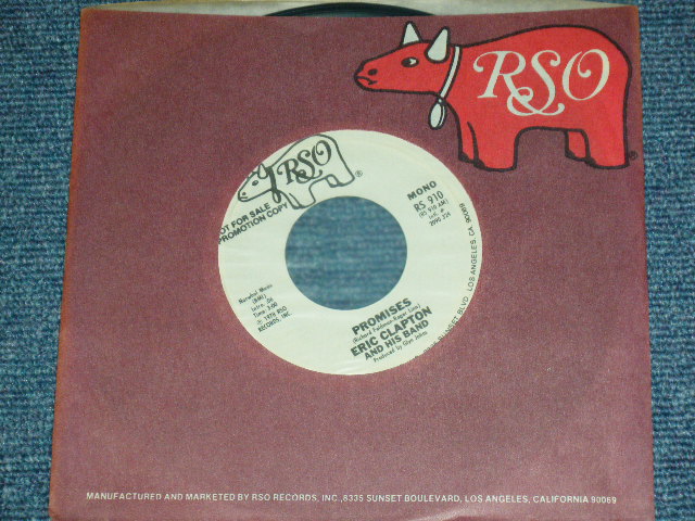 画像: ERIC CLAPTON - PROMISES ( Promo Only Same Flip MONO/STEREO ) / 1978 US ORIGINAL PROMO Only 7"Single
