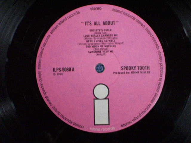 画像: SPOOKY TOOTH - IT'S ALL ABOUT / 1968 UK ORIGINAL LP 