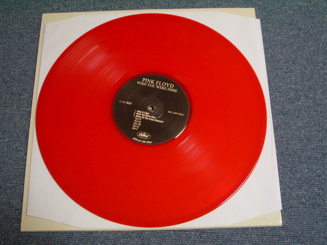 画像: PINK FLOYD - WISH YOU WERE HERE  / 2009 BRAND NEW RED WAX/VINYL LP 