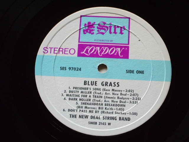 画像: THE NEW DEAL STRINGB BAND - BLUE GRASS / 1960'S US ORIGINAL LP 