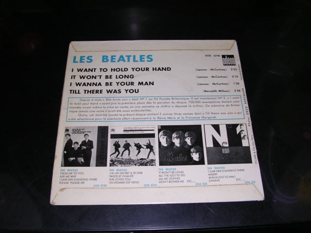 画像: LES BEATLES - I WANT TO HOLD YOUR HAND  / 1960s FRANCE ORIGINAL 7"EP With PICTUER SLEEVE