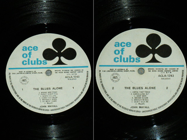 画像: JOHN MAYALL - THE BLUES ALONE  / 1967 AUSTRALIA  ORIGINAL STEREO  LP 