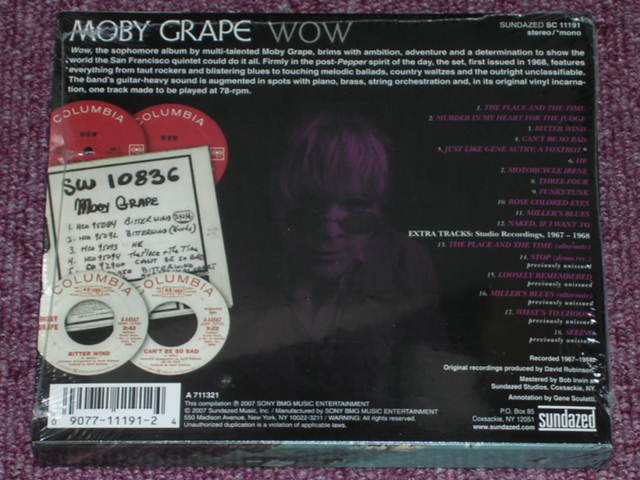 画像: MOBY GRAPE - WOW / US SEALED NEW CD   OUT-OF-PRINT NOW