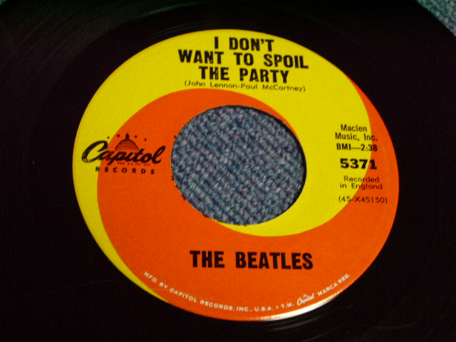 画像: BEATLES - EIGHT DAYS A WEEK / US 7" SINGLE ORIGINAL  With PS