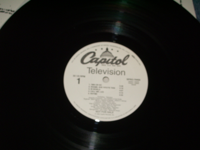 画像: TELEVISION - TELEVISION ( PRPOMO ONLY LP )/ 1992 US ORIGINAL LP 