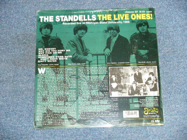 画像: THE STANDELLS - THE LIVE ONES! (SEALED) / 2001 US AMERICA ORIGINAL "BRAND NEW SEALED" 10"LP 