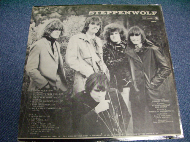 画像: STEPPENWOLF - STEPPENWOLF ( 1st Press Jacket "NO TITLE COVER" )  ( Ex/Ex+++) / 1968 US AMERICA ORIGINAL  Used LP 