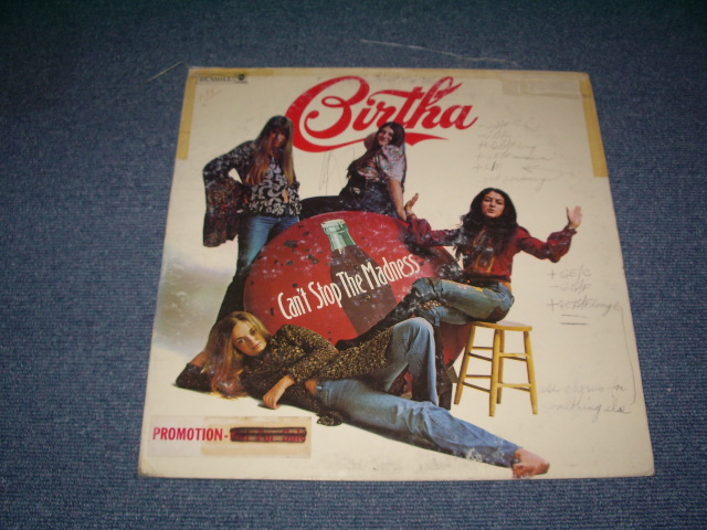 画像1: BIRTHA - CAN'T STOP THE MADNESS  / 1973 US ORIGINAL White Label Promo  LP 