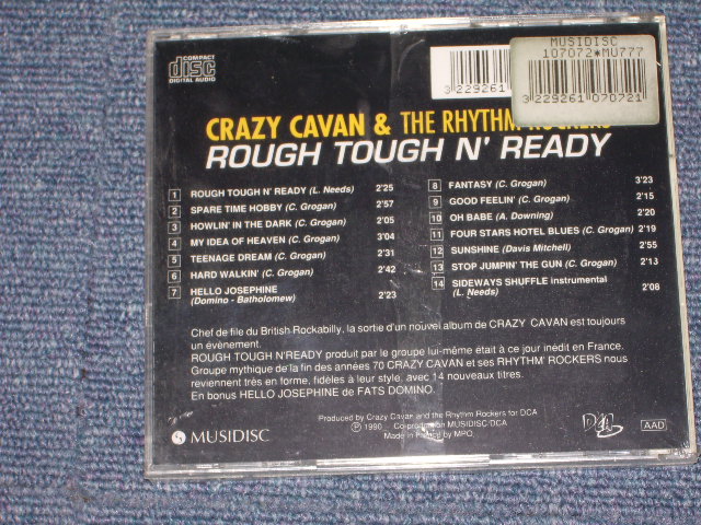 画像: CRAZY CAVAN & THE RHYTHM ROCKERS - ROUGH TOUGH N' READY / 1990 FRANCE Brand New Sealed CD  