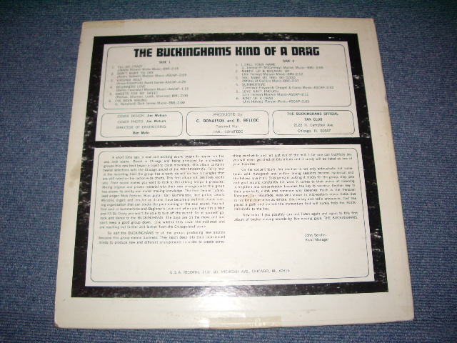 画像: THE BUCKINGHAMS - KIND OF A DRAG / 1967 US ORIGINAL MONO LP 