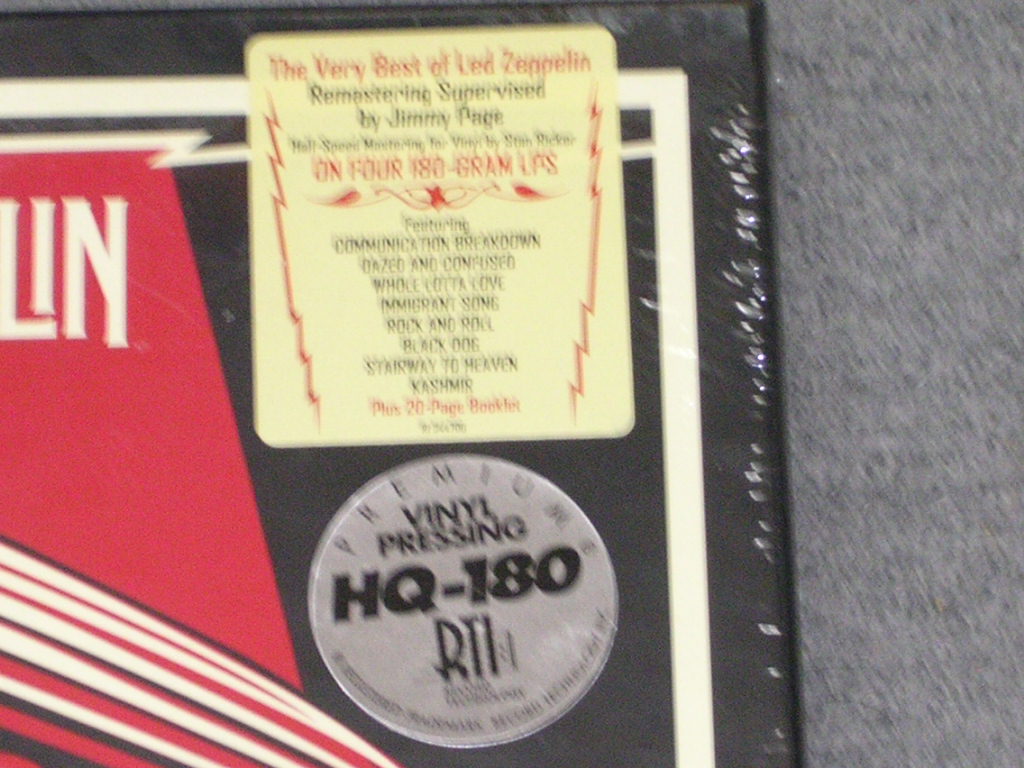 画像: LED ZEPPELIN -THE VERY BEST OF ( LIMITED HQ 180 Glam 4 LPs BOX SET + BOOKLET  )  / 2007 US AMERICA ORIGINAL "BRAND NEW SEALED"  4-LP's BOX SET 