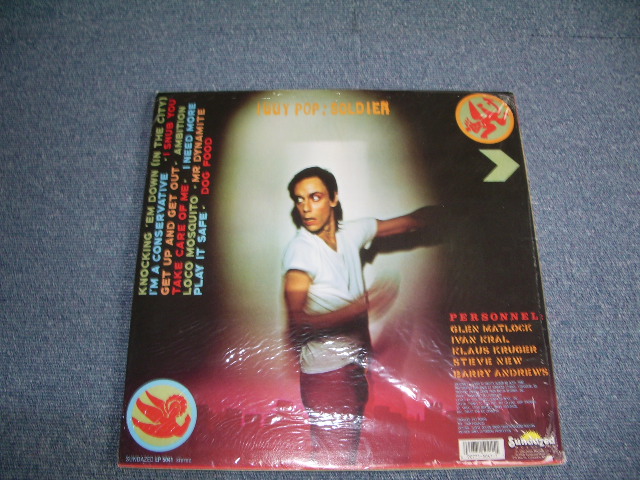 画像: IGGY POP & THE STOOGES - SOLDIER   /1999  US 180 glam HEAVY WEIGHT REISSUE SEALED LP