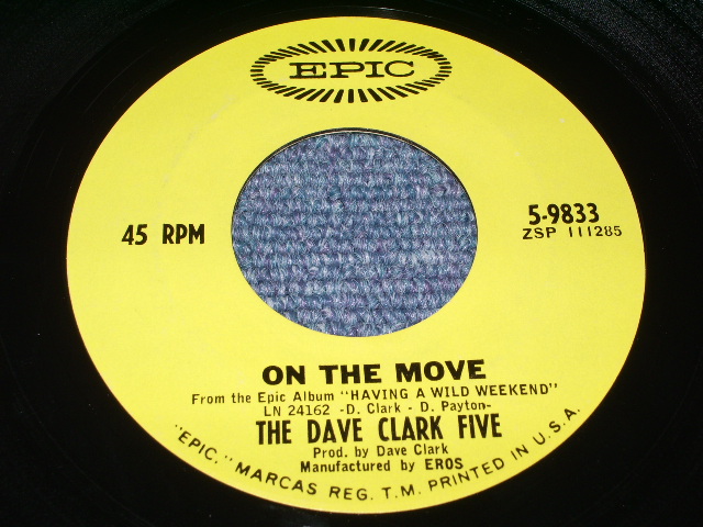 画像: DAVE CLARK FIVE - CATCH US IF YOU CAMN   / 1965 US ORIGINAL 7"SINGLE + PICTURE SLEEVE 