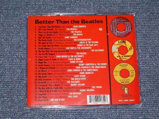 画像: V.A. OMNIBUS - BETTER THAN THE BEATLES ( BEATLES PARODY & OMAGUE ) /  Brand New CD