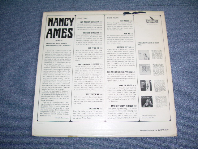 画像: NANCY AMES - NANCY AMES  / 1965 US ORIGINAL MONO LP