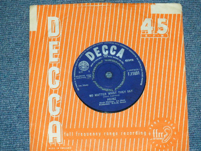画像1: HEINZ - NO MATTER WHAT THEY SAY / 1964 UK ORIGINAL 7"Single