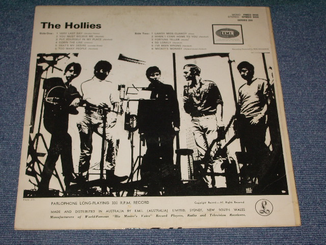 画像: THE HOLLIES - HOLLIES  / 1965 AUSTRALIA  ORIGINAL "GREEN LABEL " STEREO  LP 