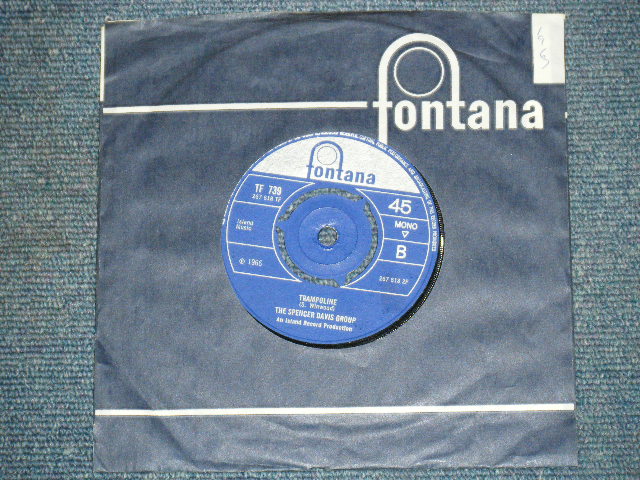 画像: SPENCER DAVIS GROUP - WHEN I COME HOME  / 1966  UK ORIGINAL 7"Single With COMPANY SLEEVE 