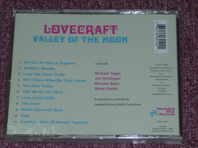 画像: LOVECRAFT -  VALLEY OF THE MOON / US SEALED NEW CD