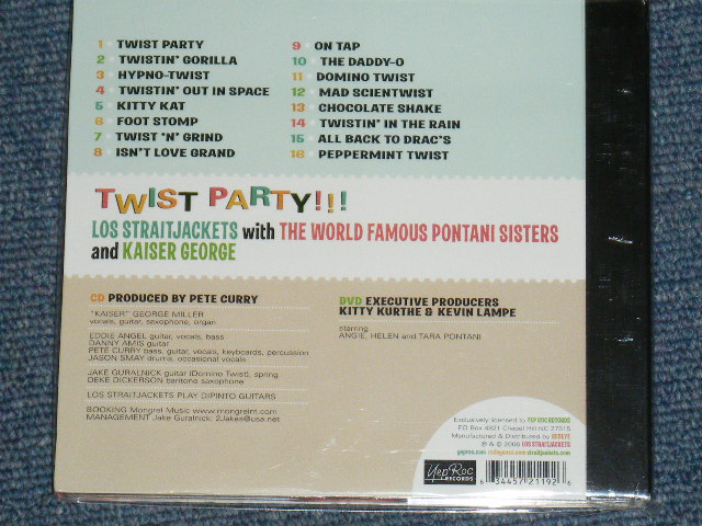 画像: LOS STRAITJACKETS With THE WORLD FAMOUS PONTANI SISTERES and KAISER GEORGE  -  TWIST PARTY / 2006US Brande New SEALED CD