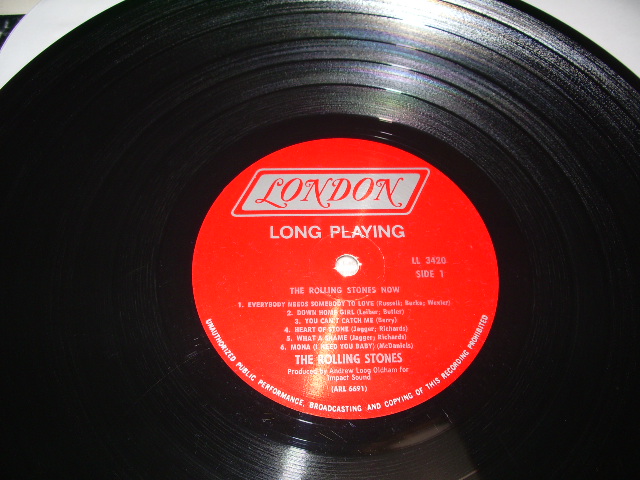 画像: ROLLING STONES - THE ROLLING STONES,NOW   /  US ORIGINAL RED LABEL LP 