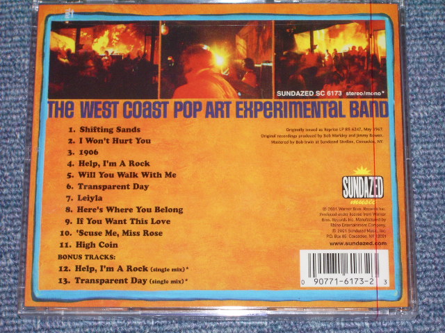 画像: WEST COAST POP ART EXPERIMENTAL BAND - PART ONE  / 2001 US SEALED NEW CD