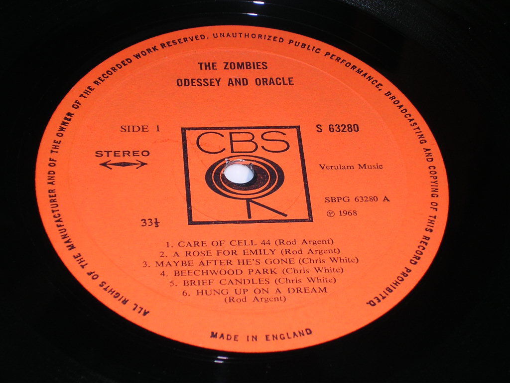 画像: ZOMBIES - ODESSEY ORACLE / 1968 UK STEREO LP 