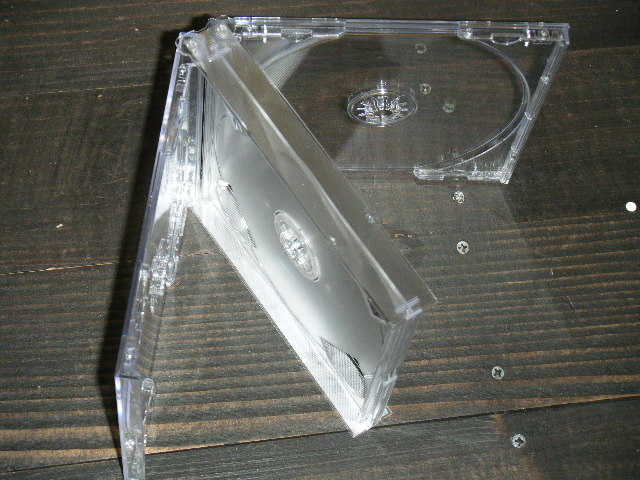 画像: CD　4枚組み用マルチケース（トレー付き・４枚組専用）　白　or  黒　or  透明　　