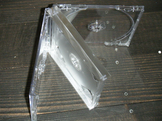 画像: CD　4枚組み用マルチケース（トレー付き・４枚組専用）　白(SOLD OUT)　or  黒　or  透明　　