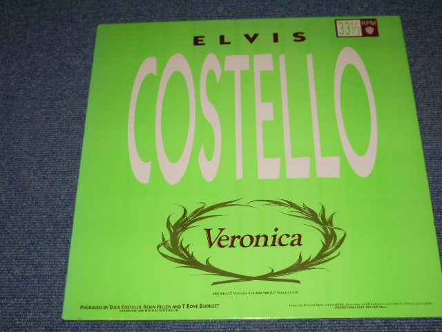 画像1: ELVIS COSTELLO - VERONICA ( PROMO ONLY 12" SINGLE )  / 1989 US ORIGINAL MINT- 12" 