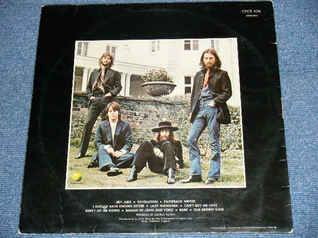 画像: THE BEATLES - HEY JUDE ( Ex/Ex+ ) / 1973  UK EXPORT  APPLE LIGHT GREEN LABEL  LP