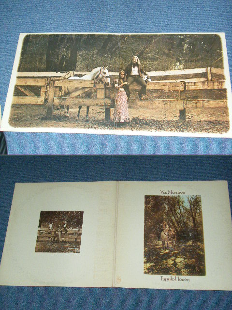 画像: VAN MORRISON - TUPELO HONEY (With POSTER)(Matrix #A) T1 WS 1950 39987-1-1 SG(STEVE GOY cut) B) T1 WS 1950 39988-1-12 SG(STEVE GOY cut))"TERRE HAUTE Press in INDIANA" (Ex/MINT- Looks:Ex+++) / 1971 US AMERICA ORIGINAL 1st Press "GREEN with 'W' Label" Used LP 
