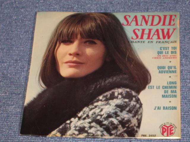 画像1: SANDIE SHAW - CHANTE EN FRANCAIS / 1960s FRENCH ORIGINAL EP With PICTURE SLEEVE 