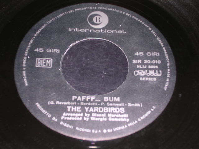 画像: YARDBIRDS - GUESTA VOLTA  / 1980s ITALY Reissue 7"45 Single  With PICTURE SLEEVE 