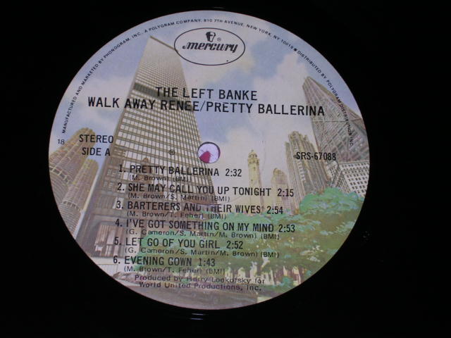 画像: THE LEFT BANKE - WALK AWAY RENEE & PRETTY BALLERINA / 1970s  US REISSUE LP LP 