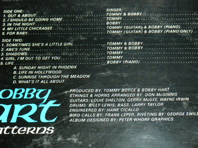 画像: TOMMY BOYCE & BOBBY HART ( BOYCE & HART ) - TEST PATERNS  / 1967　US ORIGINAL Brand New Sealed MONO LP 