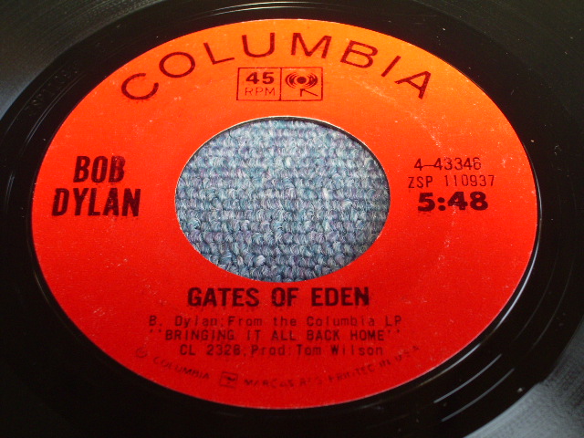 画像: BOB DYLAN - LIKE A ROLLING STONE  / 1965  US ORIGINAL 7"SINGLE