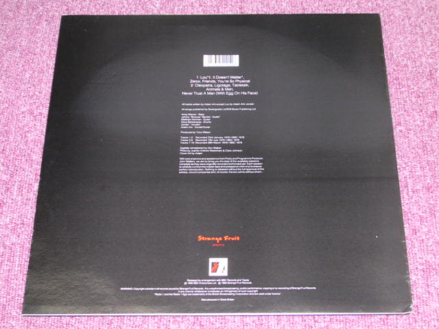 画像: ADAM & THE ANTS - PEEL SESSIONS / UK ORIGINAL LP 