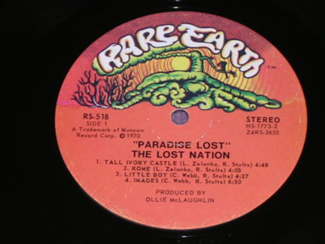 画像: LOST NATION - PARADISE LOST  / 1970 US ORIGINAL 1st PRESS LABEL LP 