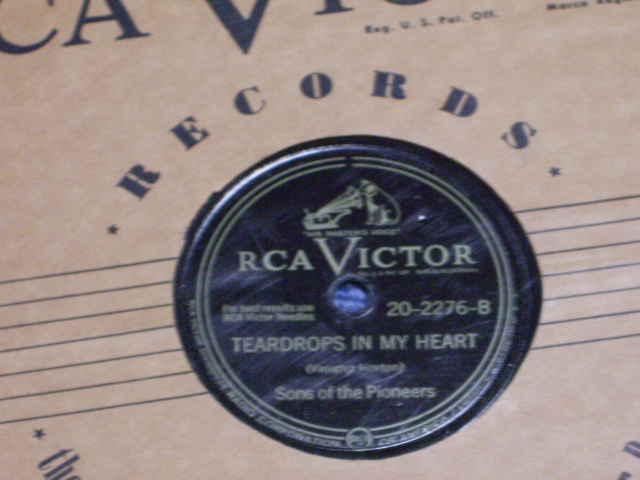 画像: SONS OF THE PIONEERS - YOU DON'T KNOW WHAT LONESOME IS  / US ORIGINAL 78rpm SP