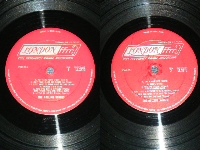 画像: The ROLLING STONES - ENGLAND'S NEWEST HIT MAKERS ( UK EXPORT:(Matrix #  A)XARL 6291 1A/ B) XARL6292-2A) (VG++/Ex  WOBC, WOL) / 1964 US AMERICA ORIGINAL Jacket + UK EXPORT Press "MAROON with ffrr Label"  Mono Used LP