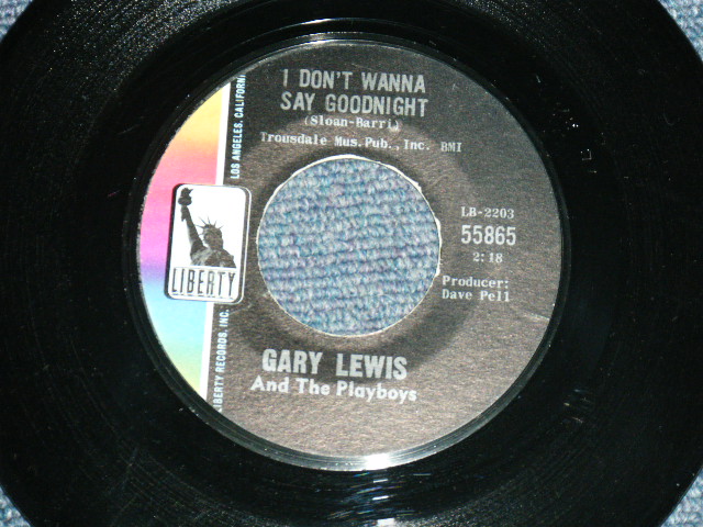 画像: GARY LEWIS & THE PLAYBOYS - SURE GONNA MISS HER ( Ex++/Ex++ ) /1966  US ORIGINAL 7"SINGLE + PICTURE SLEEVE 