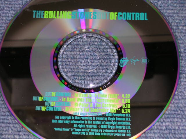 画像: THE ROLLING STONES - OUIT OF CONTROL ( 4 TRACKS )  / 1998 UK Promo Only Maxi-CD 