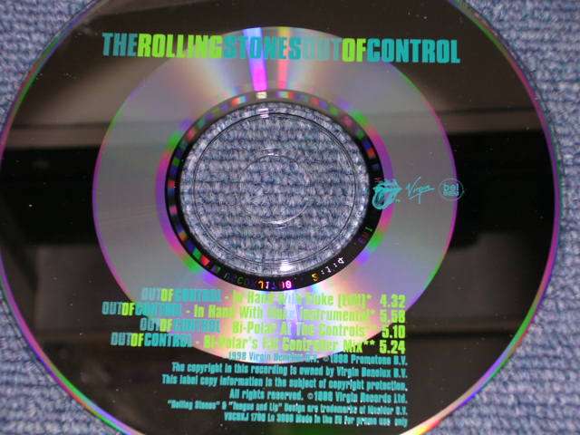 画像: THE ROLLING STONES - OUIT OF CONTROL ( 4 TRACKS )  / 1998 UK Promo Only Maxi-CD 