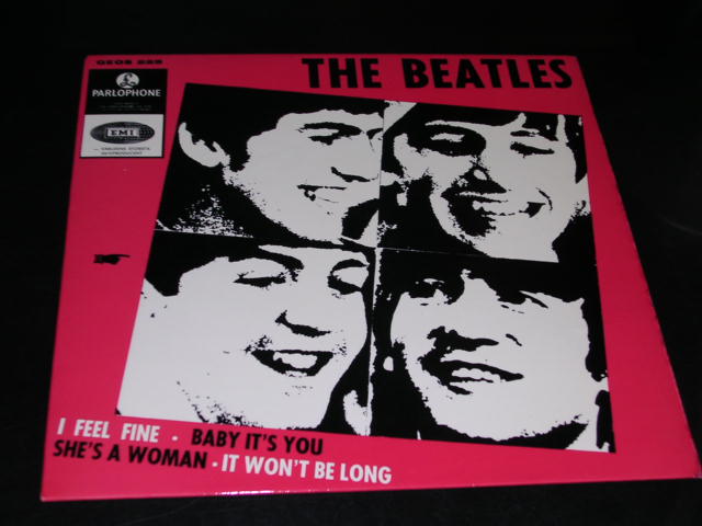 画像1: THE BEATLES - I FEEL FINE   ( 4 Tracks EP : Ex+++/Ex+++ ) / 1964  SWEDEN ORIGINAL Used 7" EP With PICTURE SLEEVE 