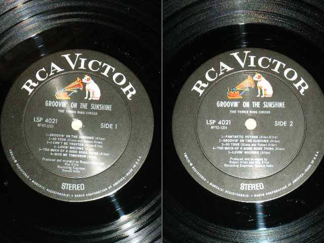 画像: THE THREE RING CIRCUS - GROOVIN' ON THE SUNSHINE / 1968 US ORIGINAL Used  LP 
