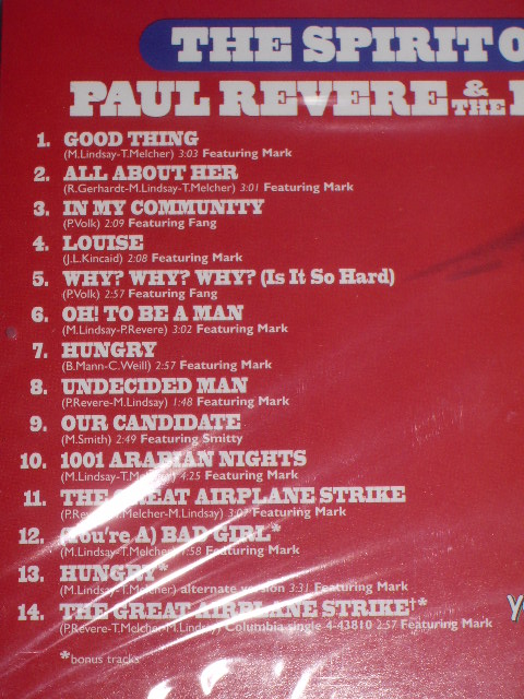 画像: PAUL REVERE & THE RAIDERS - SPIRIT OF '67  / 1996 US SEALED NEW CD